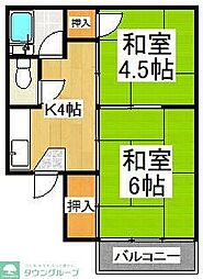 ハイツコイド 2Kの間取図画像