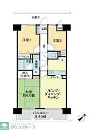 ハイホーム立川一番町 3LDKの間取図画像