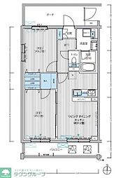 SYNCHRONICITYMusashino 2LDKの間取図画像