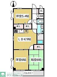 メゾン・ド・エトワール 3LDKの間取図画像