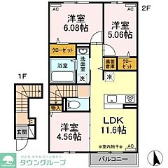 物件の間取り