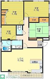 Note27BLD. 3LDKの間取図画像