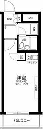 藤和シティコープ国分寺 1Kの間取図画像