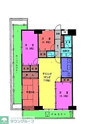 マ・メゾン21 4LDKの間取図画像