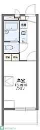 レオパレス上北台 1Kの間取図画像