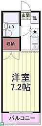 ロイヤル国立 1Kの間取図画像