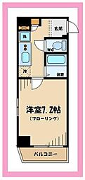 菱和パレス府中駅前 1Kの間取図画像