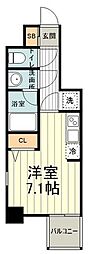 ECBuilding ワンルームの間取図画像