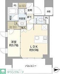 サンリヤン花小金井ステーションフロント 1LDKの間取図画像