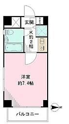 藤和シティコープ三鷹下連雀・吉田ビル 1Kの間取図画像
