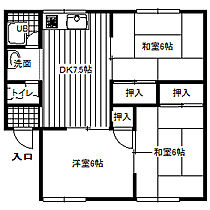 レジデンス高田 D号室 ｜ 秋田県秋田市東通３丁目（賃貸アパート3DK・2階・52.59㎡） その2