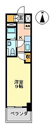 E-FLATSECOND 1Kの間取図画像