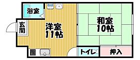 川西ハイツ  ｜ 大阪府富田林市新家２丁目（賃貸マンション1LDK・3階・30.00㎡） その2