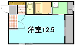 IDEAスペース 1Kの間取図画像