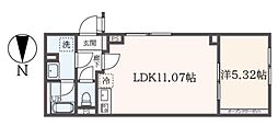 a LATO 亀戸II 1LDKの間取図画像