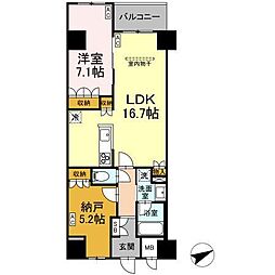 サンジョイアゼロ 1SLDKの間取図画像