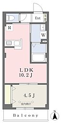 K.maison 1LDKの間取図画像