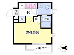 ＫＩＴＡＺＡＷＡ　ＨＯＵＳＥ 1階1Kの間取り
