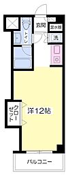 KRハウス ワンルームの間取図画像