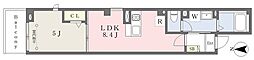 YMA 1LDKの間取図画像