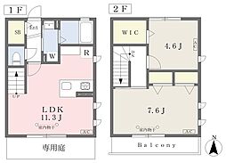 ブラウンエステート 2LDKの間取図画像