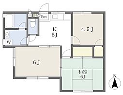 クリーンハイツパート2 3Kの間取図画像