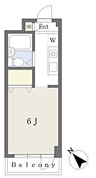 ルミエール仙川 ワンルームの間取図画像