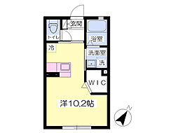 みやまの里 ワンルームの間取図画像