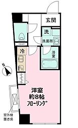 LEO六拾番館 ワンルームの間取図画像