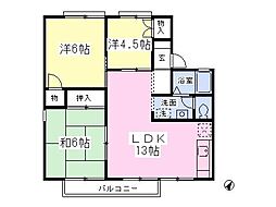 マーヴェラス花園C 3LDKの間取図画像