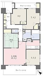 間取図画像 3LDK