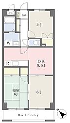 ビュープラザ 3DKの間取図画像