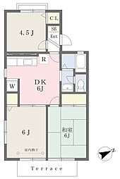 グリーンパーク野田 3DKの間取図画像