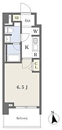 エラット柏 1Kの間取図画像