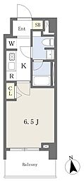 エラット柏 1Kの間取図画像