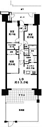 グラン・レジデンス1 3LDKの間取図画像