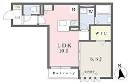 GRACE COURT YAWATA 1LDKの間取図画像