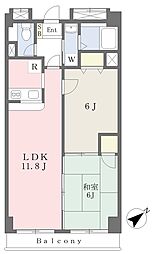 ルーチェ妙典 2LDKの間取図画像