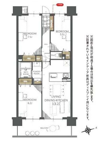 間取りを拡大表示