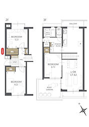 間取図画像 3LDK
