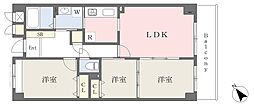 イルティモーネ 3LDKの間取図画像