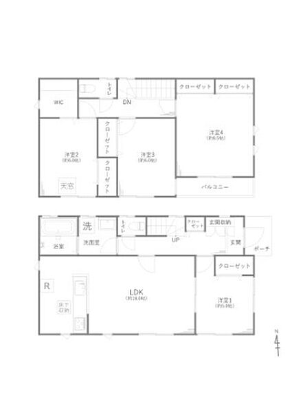 間取りを拡大表示