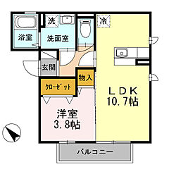 物件の間取り