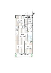 東戸塚ヒミコマンション 3LDKの間取図画像