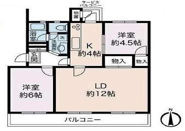 間取りを拡大表示