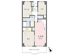 間取図画像 3LDK