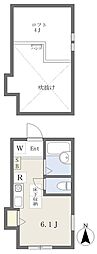 ウインズ茅ケ崎 ワンルームの間取図画像
