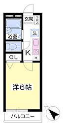 クラフトM 1Kの間取図画像