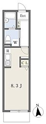 藤沢市長後AP ワンルームの間取図画像