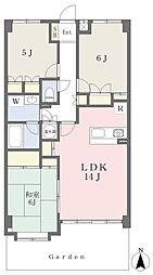 厚木・コアラマンション 3LDKの間取図画像
